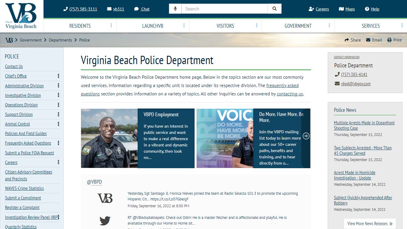 Police :: VBgov.com - City of Virginia Beach